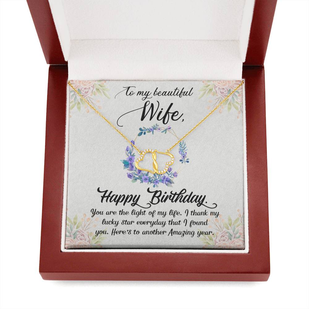 Solid Gold For Your One And Only. Yellow Gold Interlocking Hearts With Real Diamonds