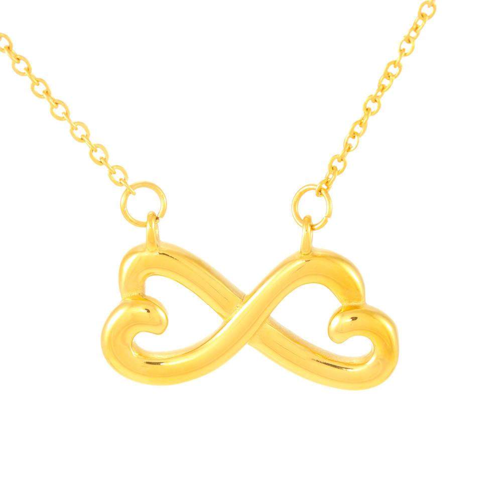 Infinity Heart Necklace Gold/ Silver
