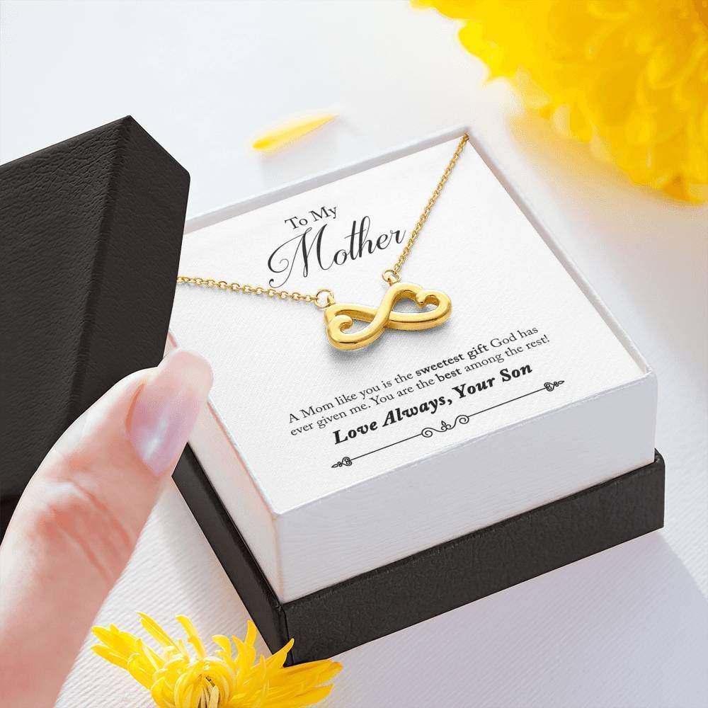 Infinity Heart Necklace Gold/ Silver