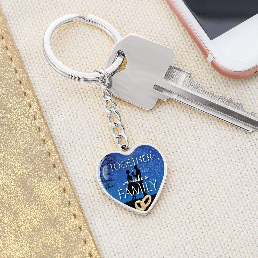 Custom Engraved Keychain. Gold/Silver