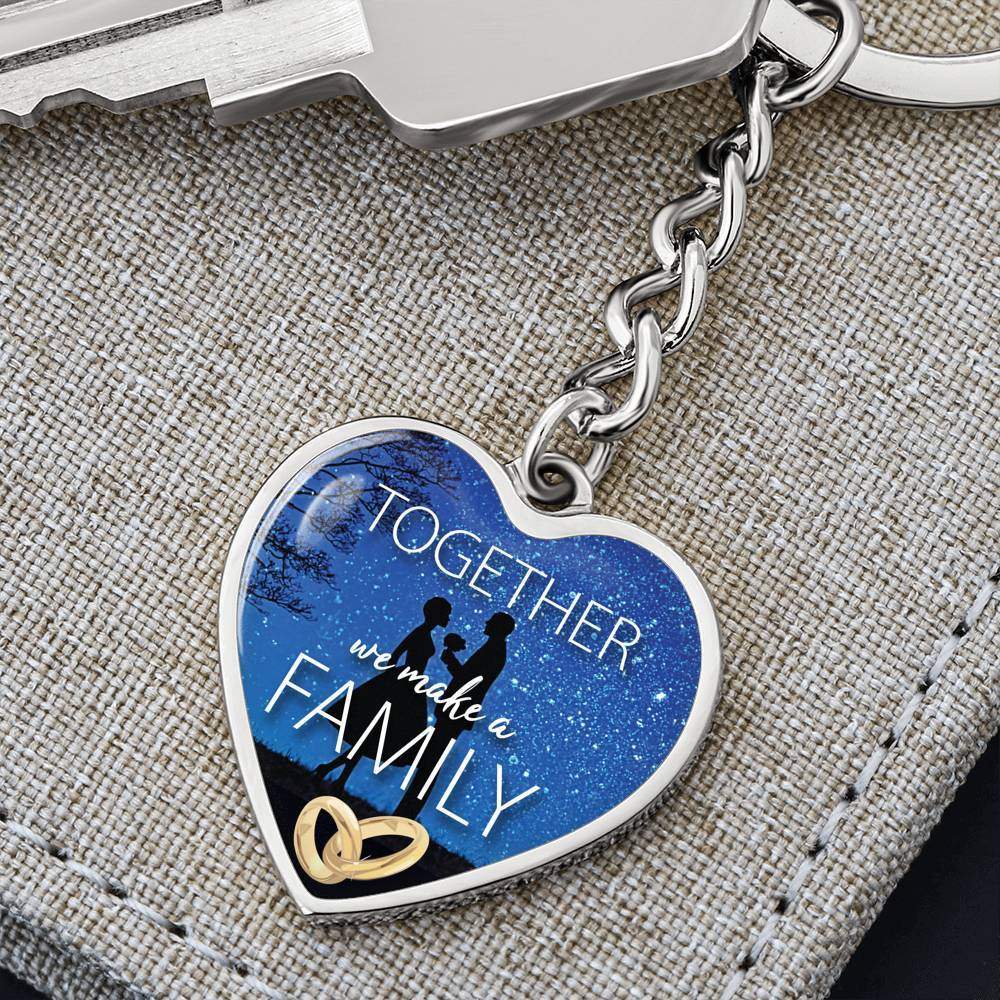 Custom Engraved Keychain. Gold/Silver