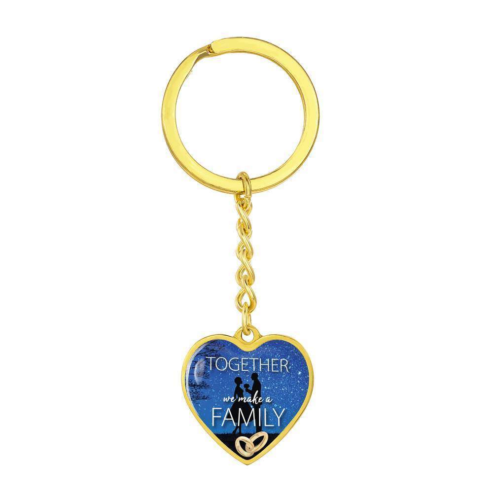 Custom Engraved Keychain. Gold/Silver