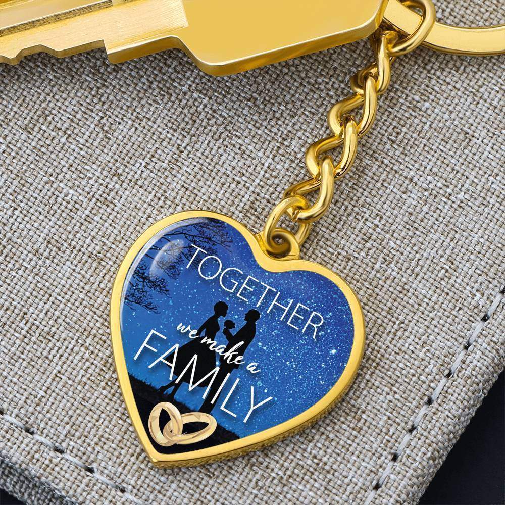 Custom Engraved Keychain. Gold/Silver