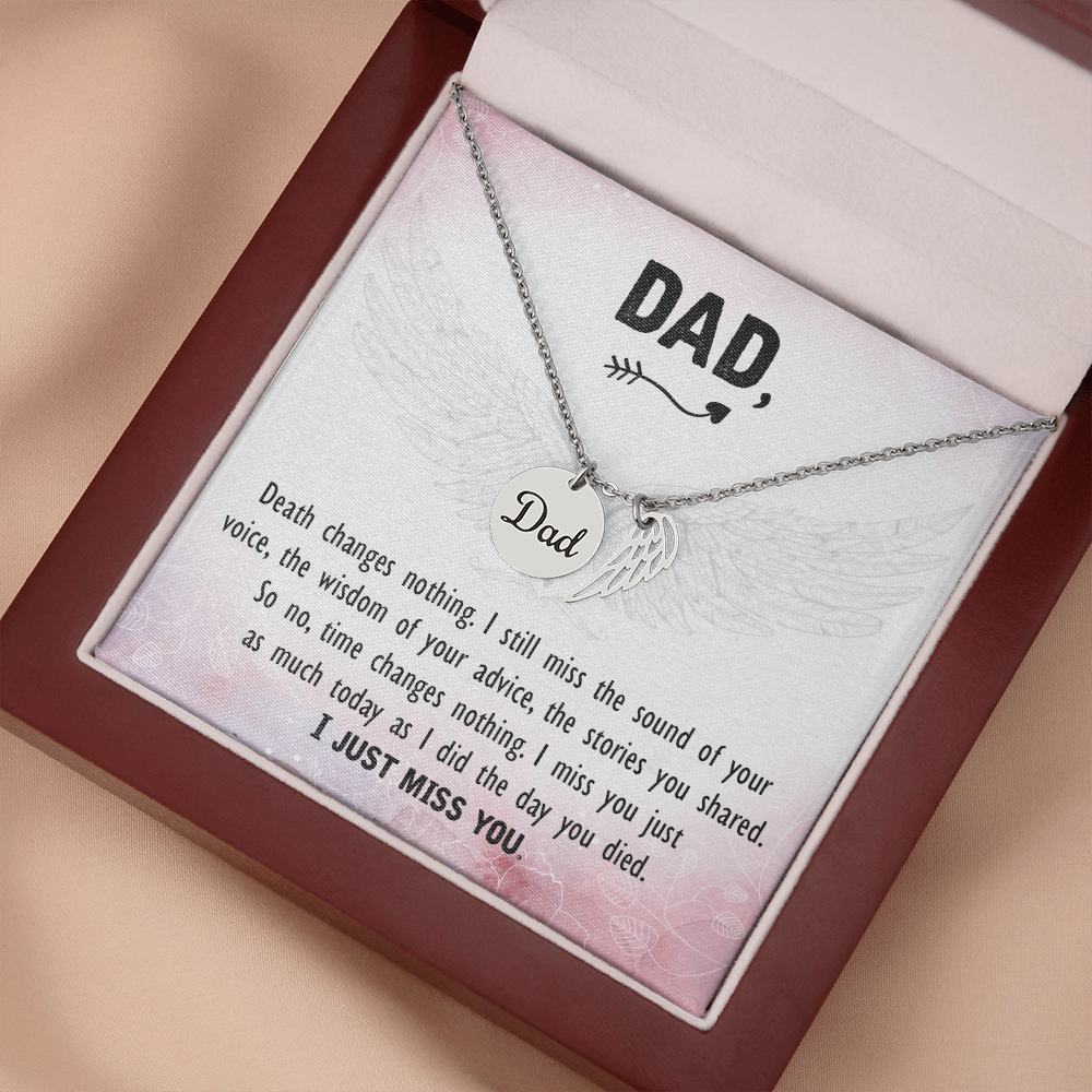 Dad Remembrance Dainty Necklace