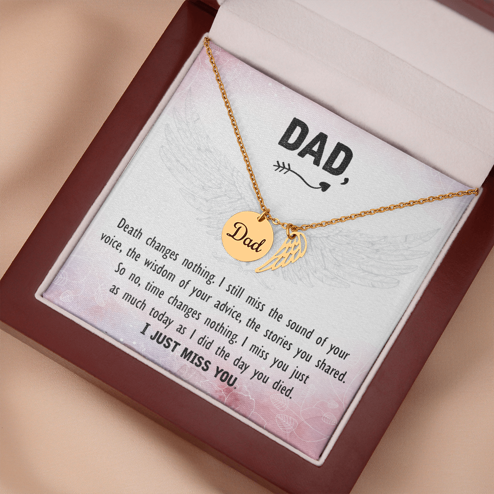 Dad Remembrance Dainty Necklace
