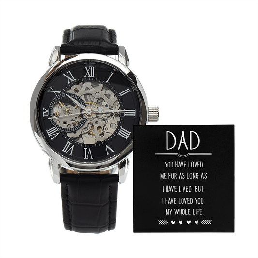 Openwork Watch a Uniquely Designed Gift For Dad