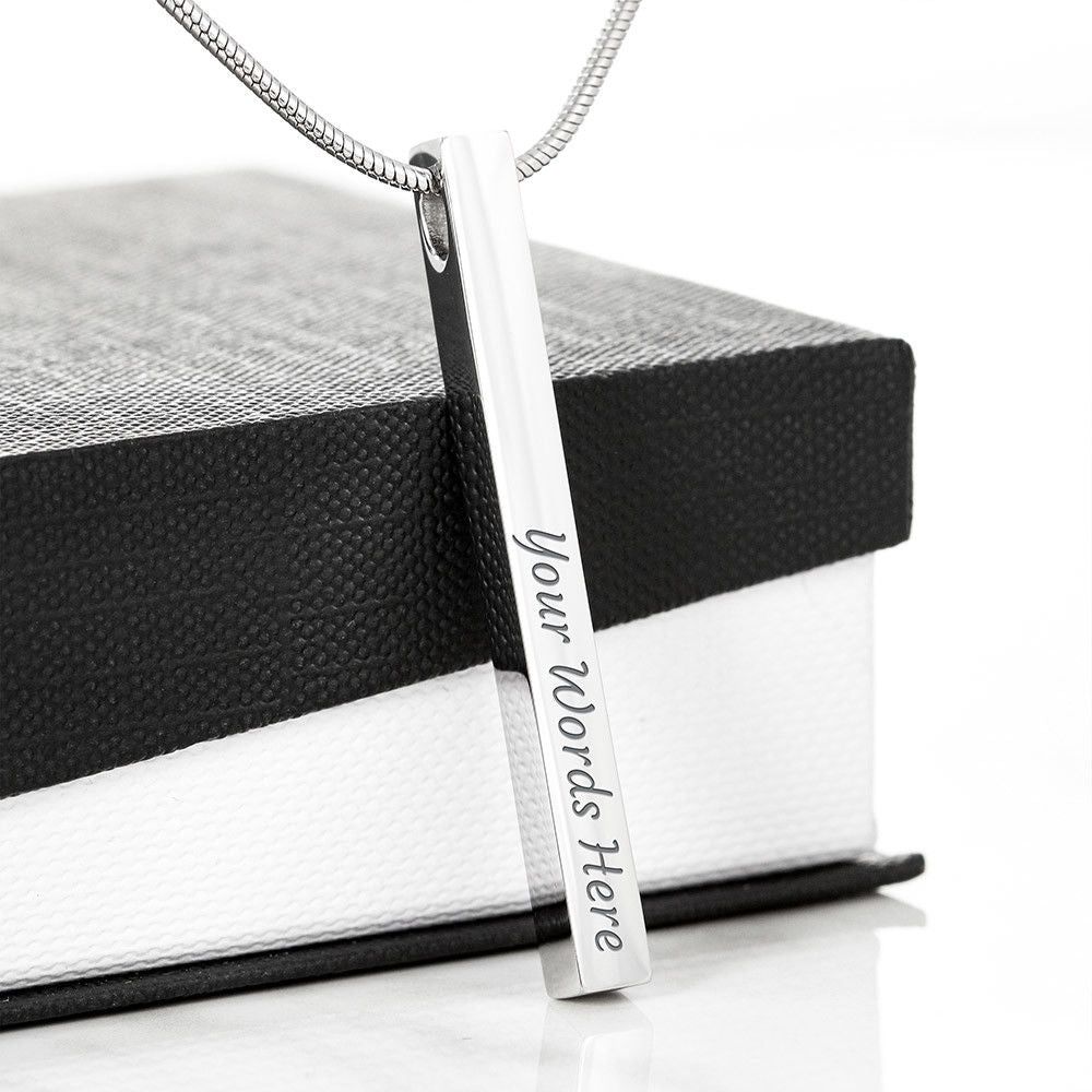 This Gorgeous Bar Necklace Is Perfect For The Special Person In Your Life