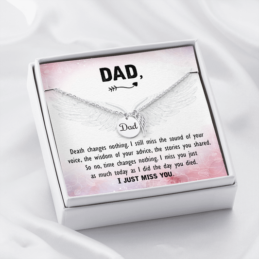 Dad Remembrance Dainty Necklace