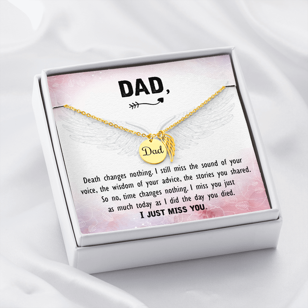 Dad Remembrance Dainty Necklace